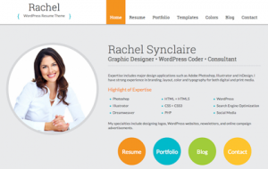 Rachel-WordPress-Resume-Theme